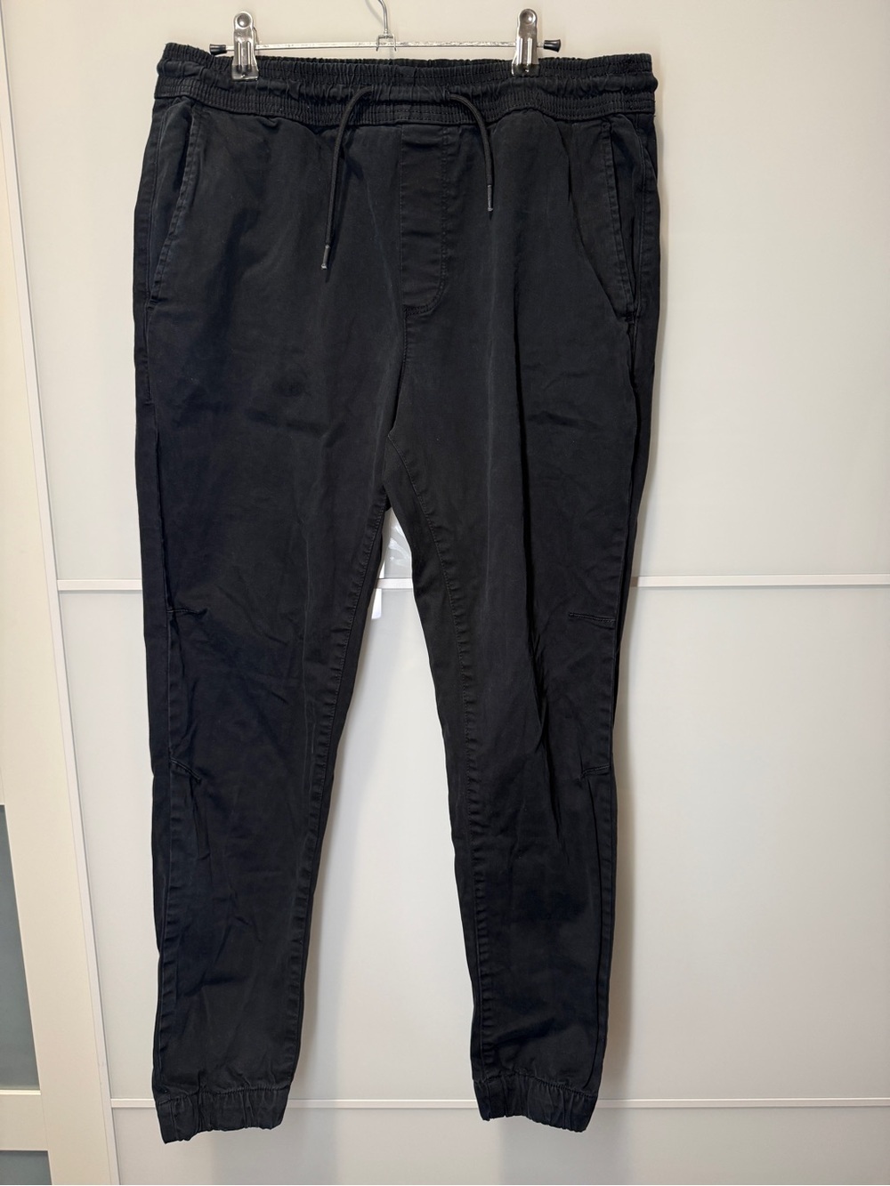 Zara Black Slim Elastic Waist Jogger Pants